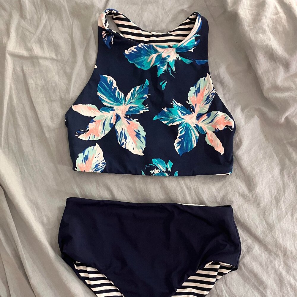 Carve designs reversible bikini set size M